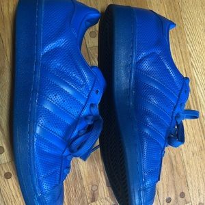 Adidas Superstar blue Leather Excellent Condition